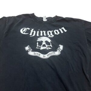 Chingon Haste La Muerte Black Skull‎ Shirt Men’s Size 2XL T-shirt